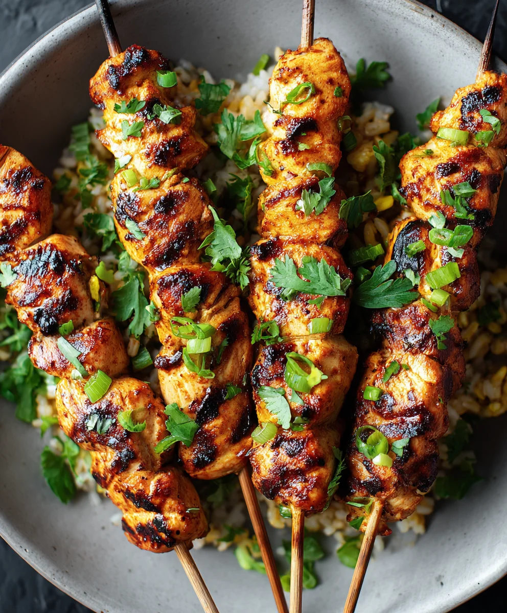 Easy Chicken Skewers Delicious Dinner Recipes