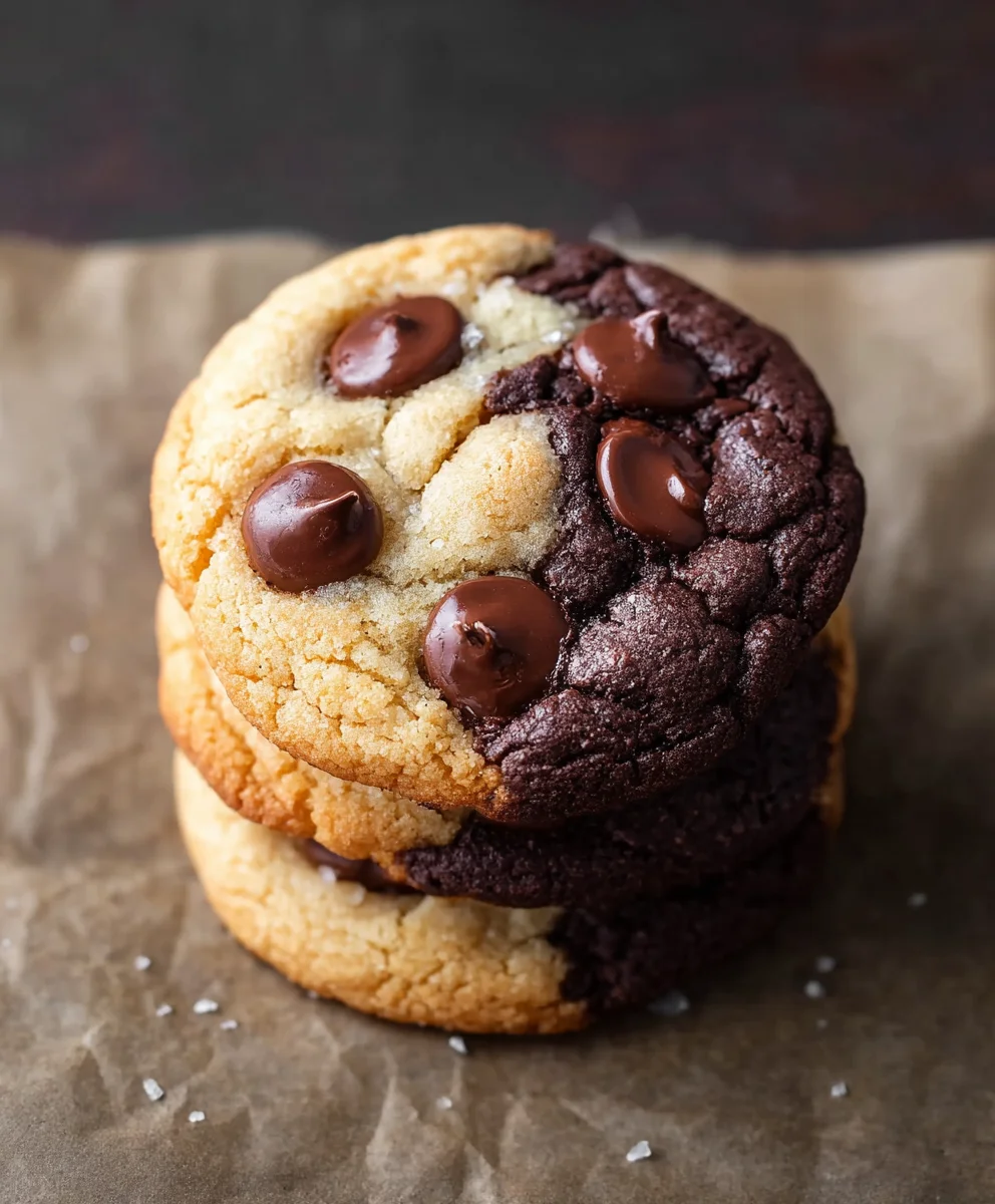 Easy Brookie Cookies-Chewy Brownie Chocolate Chip Cookie Bliss