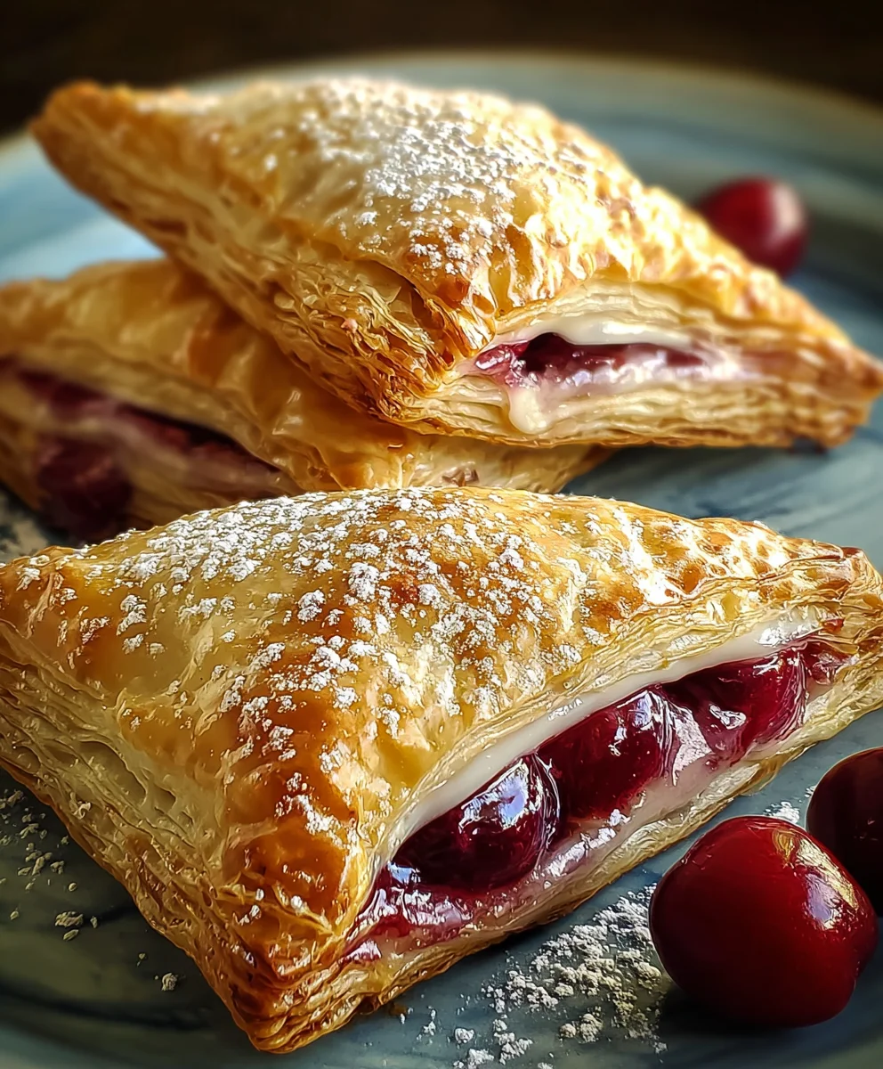 Easy Cherry Turnovers - Simple Sweet Pastry Delight