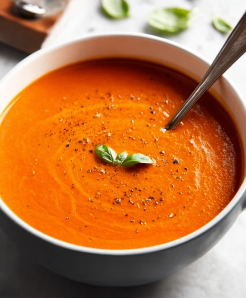 Creamy Tomato Soup with Canned Tomatoes Easy Comfort