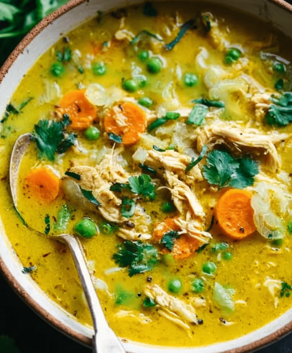 Anti-Inflammatory Turmeric Chicken Soup