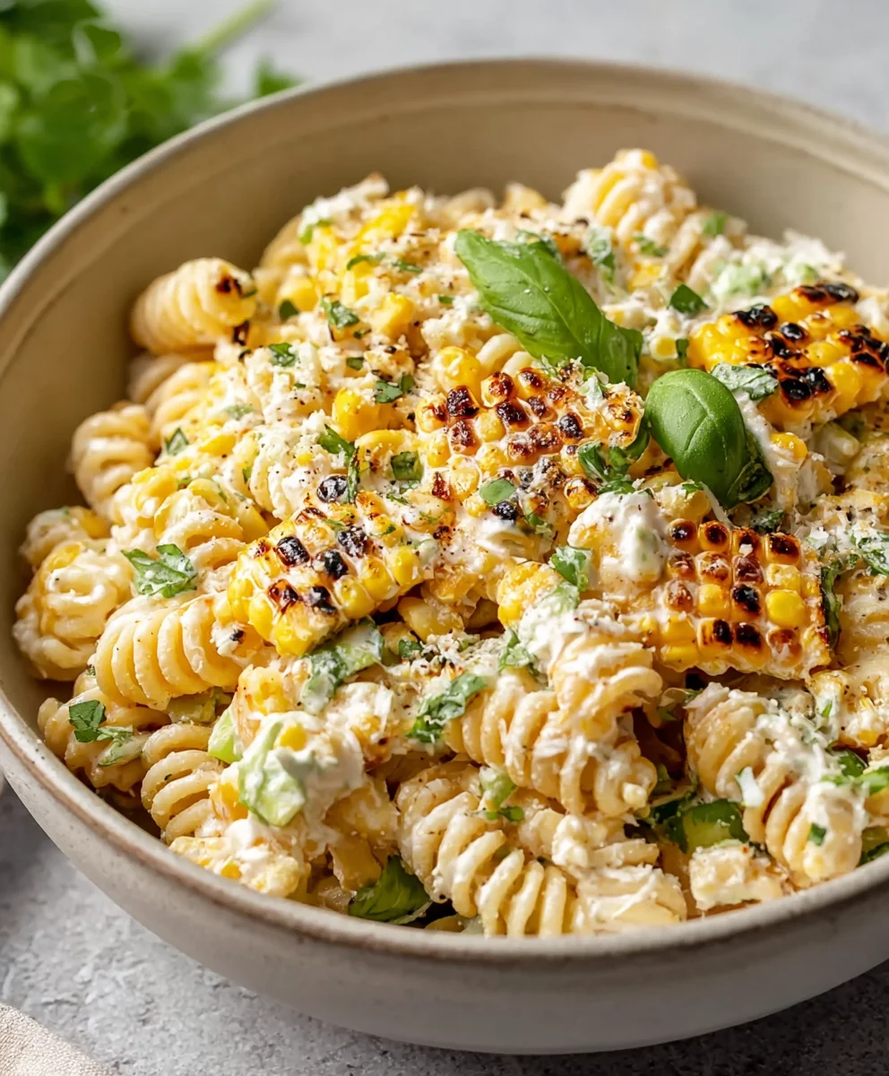 Easy Creamy Pasta Salad Recipe- Perfect Side Dish