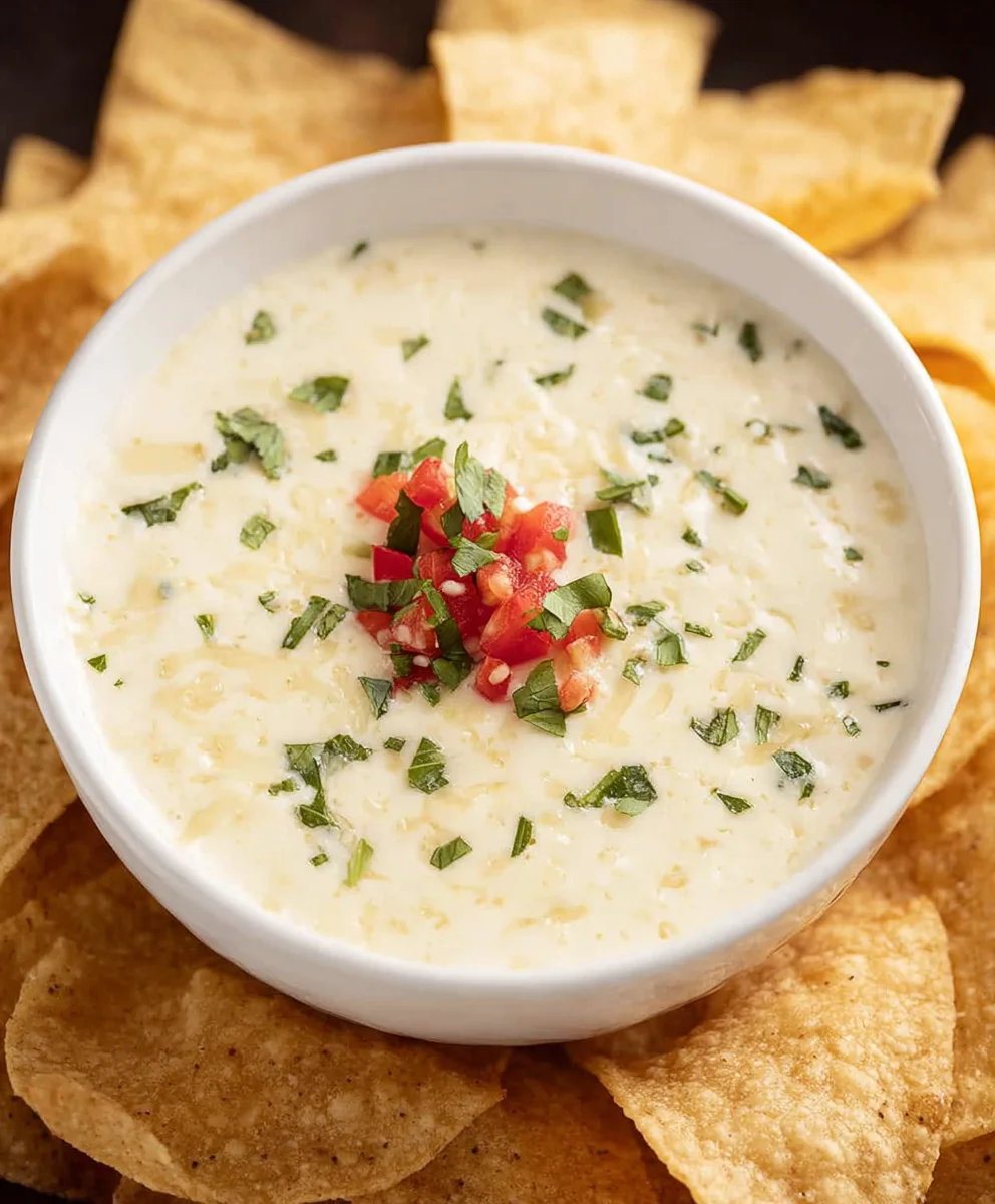 Best Mexican White Cheese Dip - Creamy & Easy Recipe