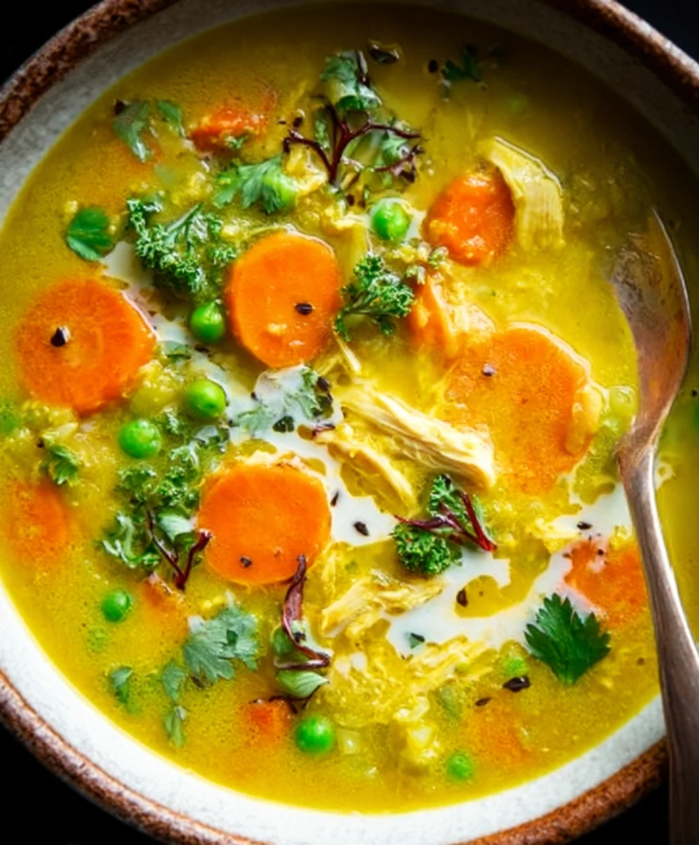 Anti-Inflammatory Turmeric Chicken Soup Recipe