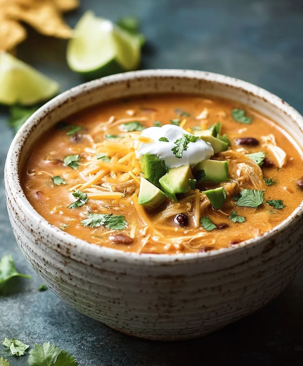 Creamy Chicken Enchilada Soup