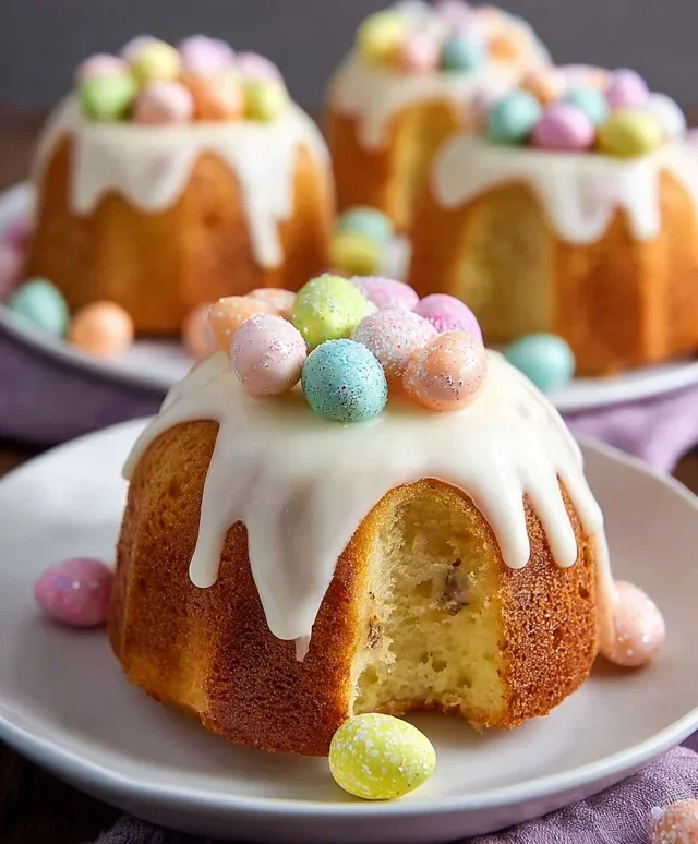 Surprise Inside Easter Bundt Cakes