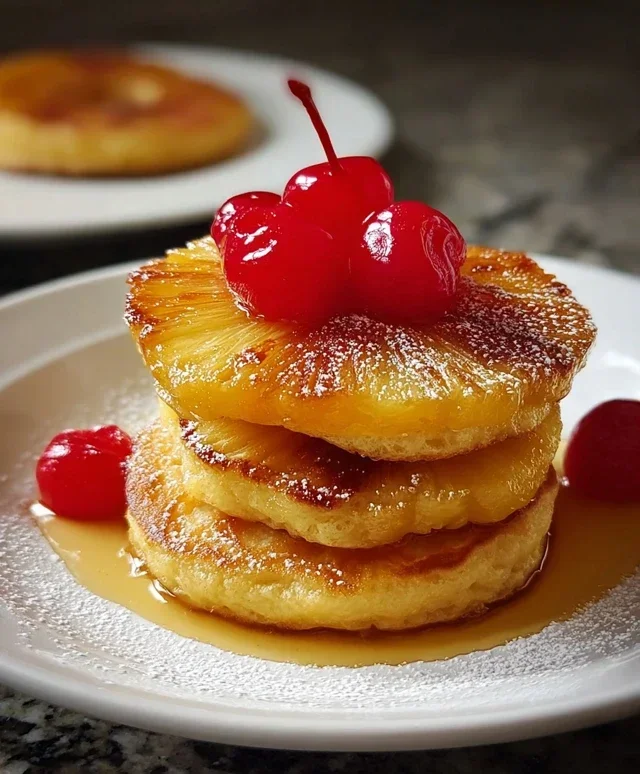 Pineapple Upside-Down Pancakes