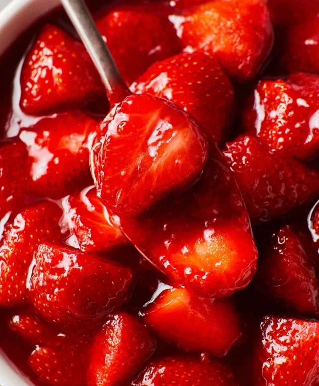 Fresh Strawberry Sauce (Strawberry Topping)