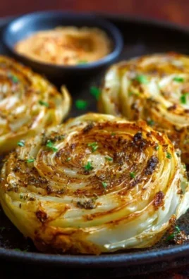 Oven Roasted Garlic Cabbage Steaks