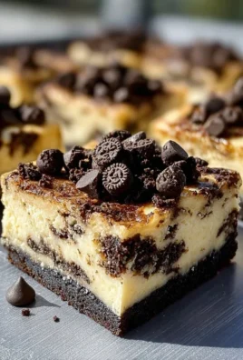 Chocolate Chip Oreo Cheesecake Bars