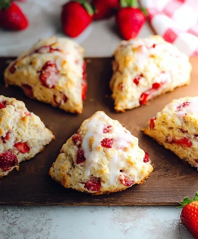 Strawberry Scones