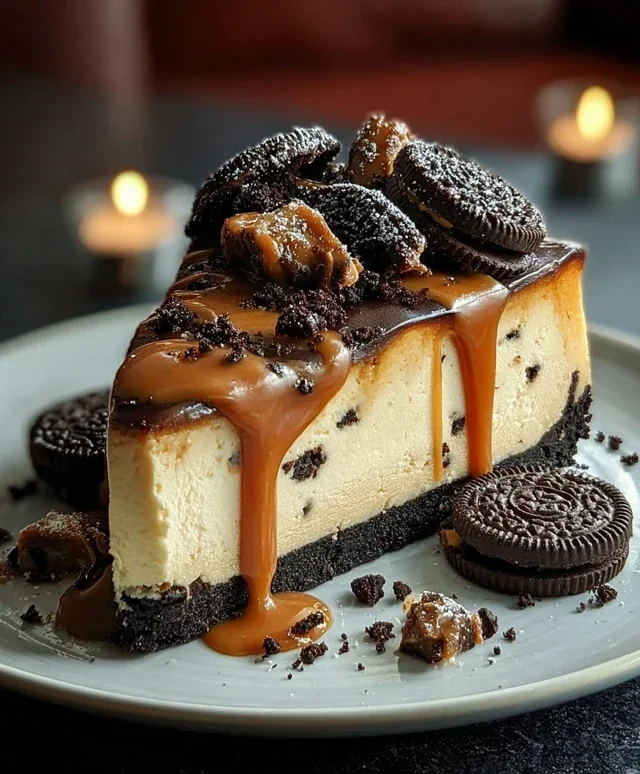 Oreo & Caramel Cheesecake