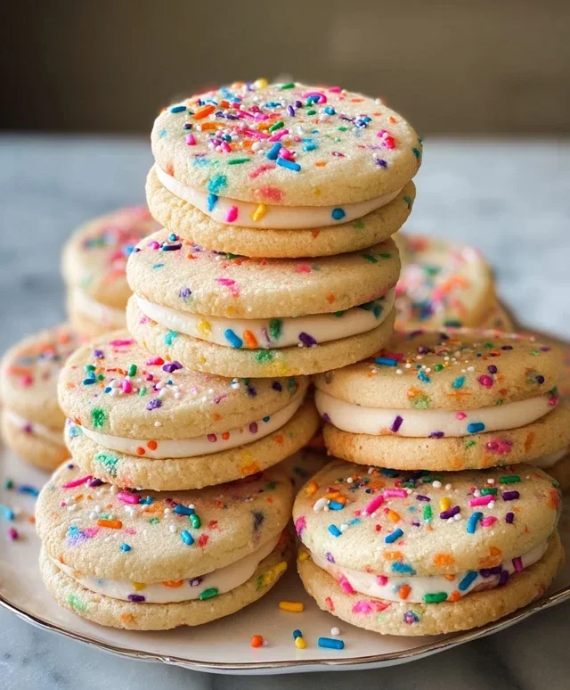Funfetti Sandwich Cookies