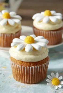 Super Cute Daisy Cupcakes