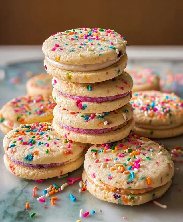 Funfetti Sandwich Cookies