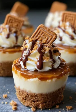 Mini Cookie Butter Cheesecake Cups
