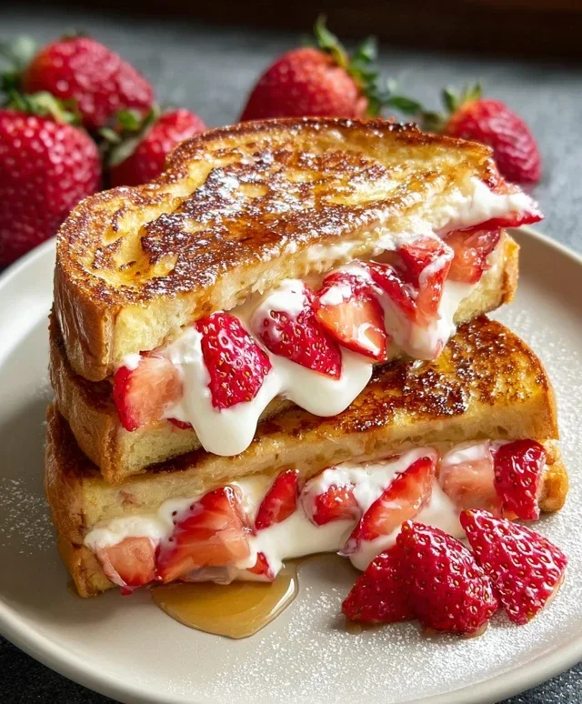 Strawberry Cheesecake French Toast
