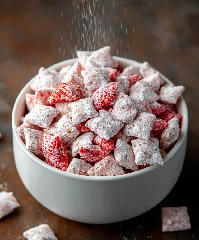 Strawberry Shortcake Puppy Chow