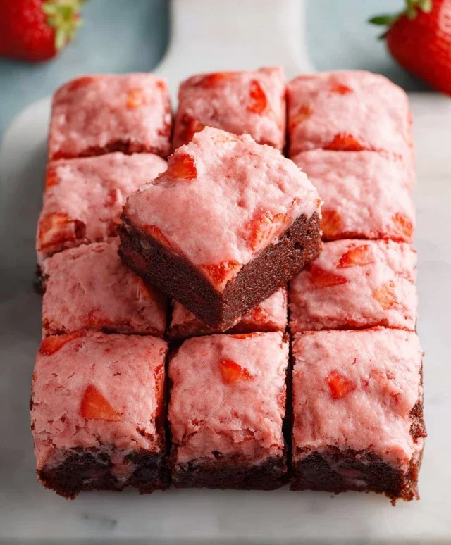 Strawberry Brownies