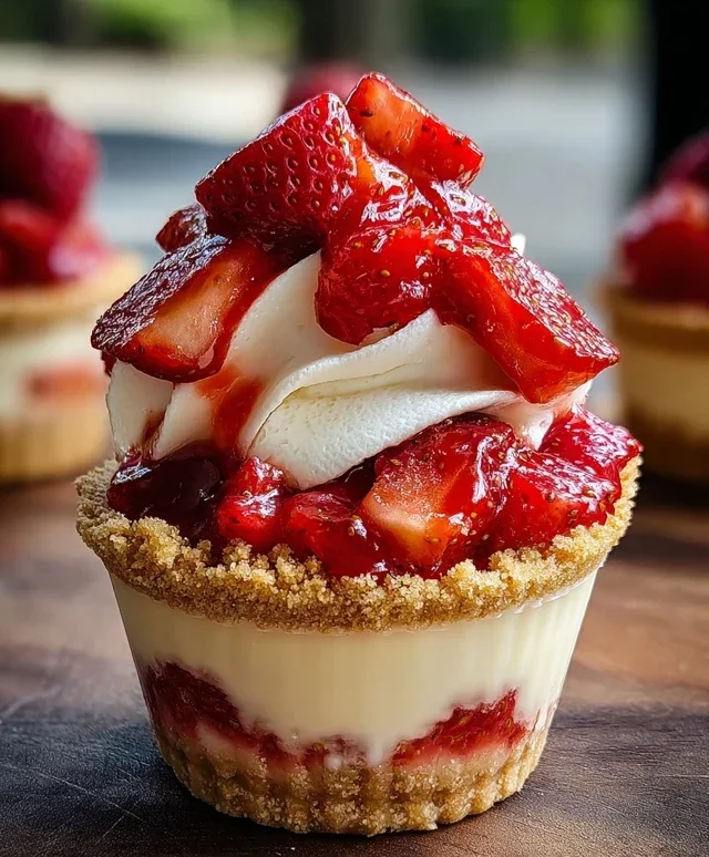 Strawberry Cheesecake Cups