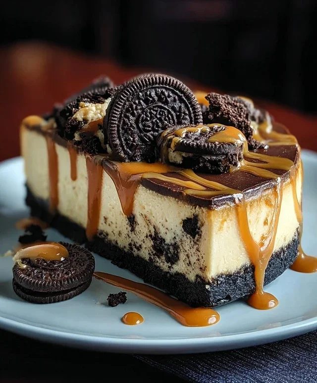 Oreo & Caramel Cheesecake