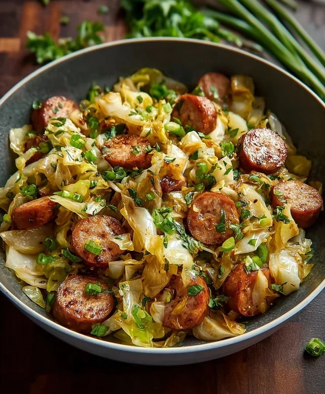 Easy Sausage and Cabbage Stir Fry