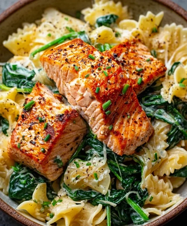 Salmon Spinach Pasta Dish: A Delicious and Nutritious Recipe to Try Today