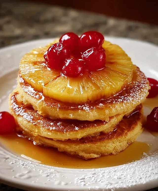 Pineapple Upside-Down Pancakes