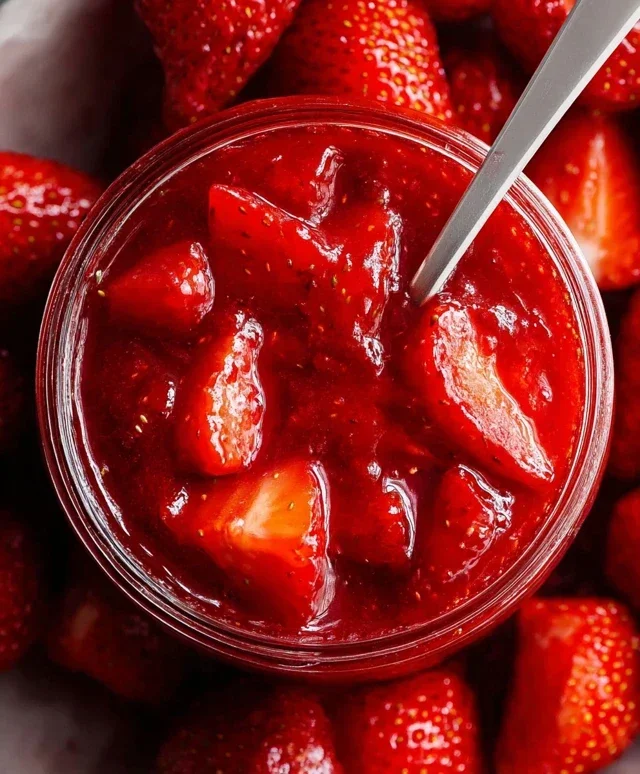 Fresh Strawberry Sauce (Strawberry Topping)