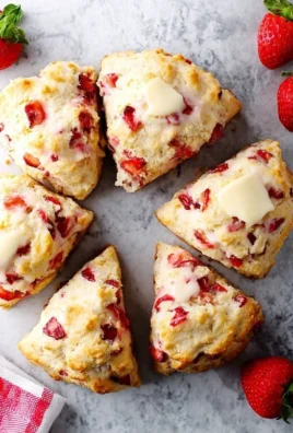 Strawberry Scones
