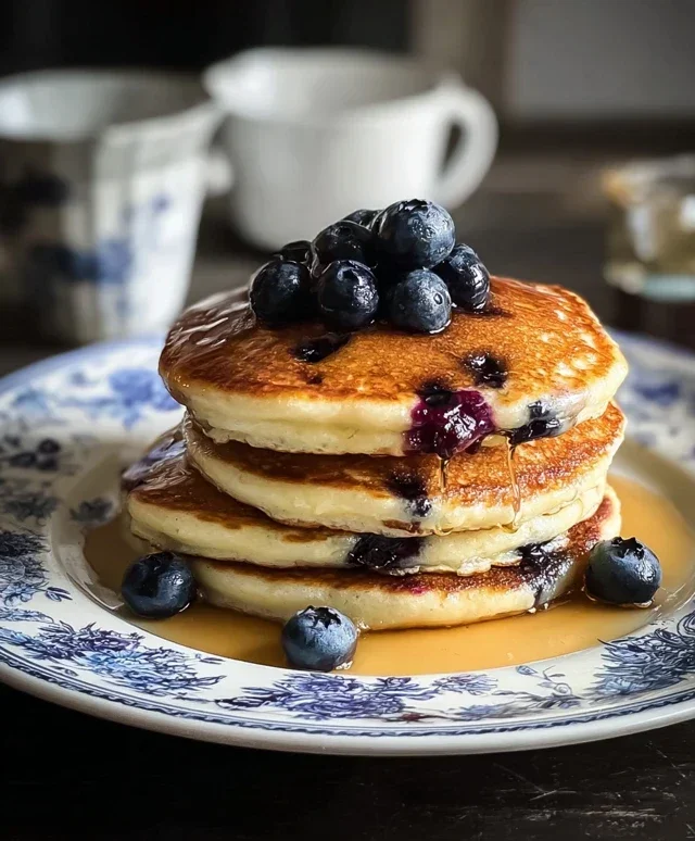 Easy Blueberry Pancake