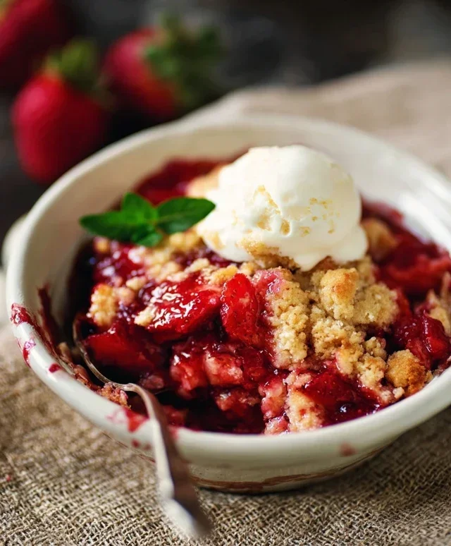 Strawberry Cobbler