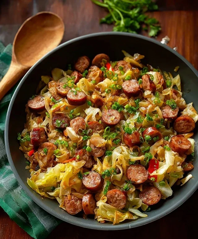Easy Sausage and Cabbage Stir Fry