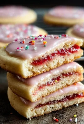 Strawberry Pop Tart Cookies