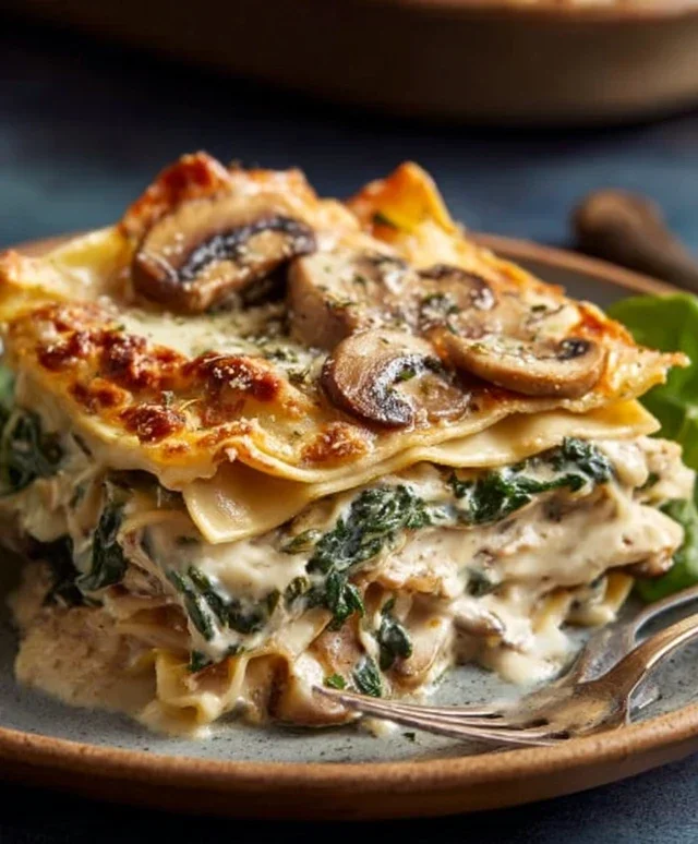 Mushroom And Spinach Lasagna Recipe