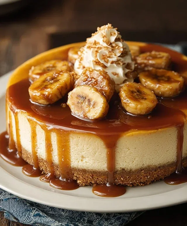 Bananas Foster Cheesecake