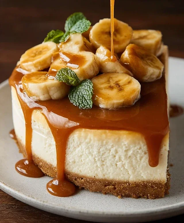 Bananas Foster Cheesecake