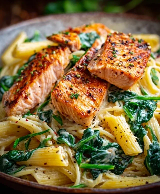 Salmon Spinach Pasta Dish: A Delicious and Nutritious Recipe to Try Today
