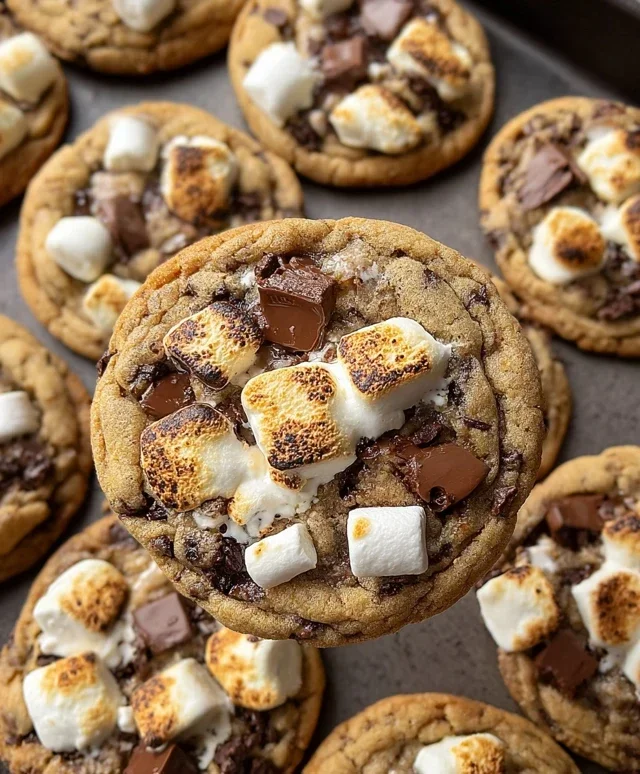 S'mores Cookies and Cream Cookies