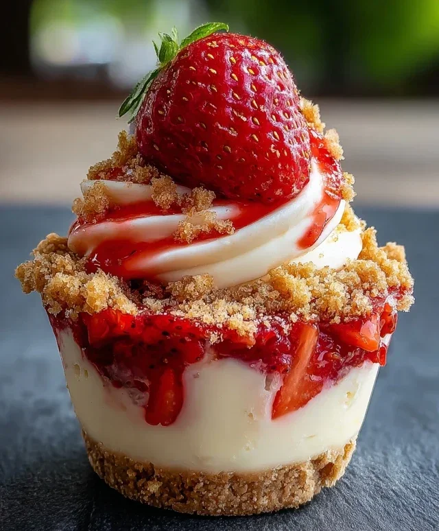 Strawberry Cheesecake Cups