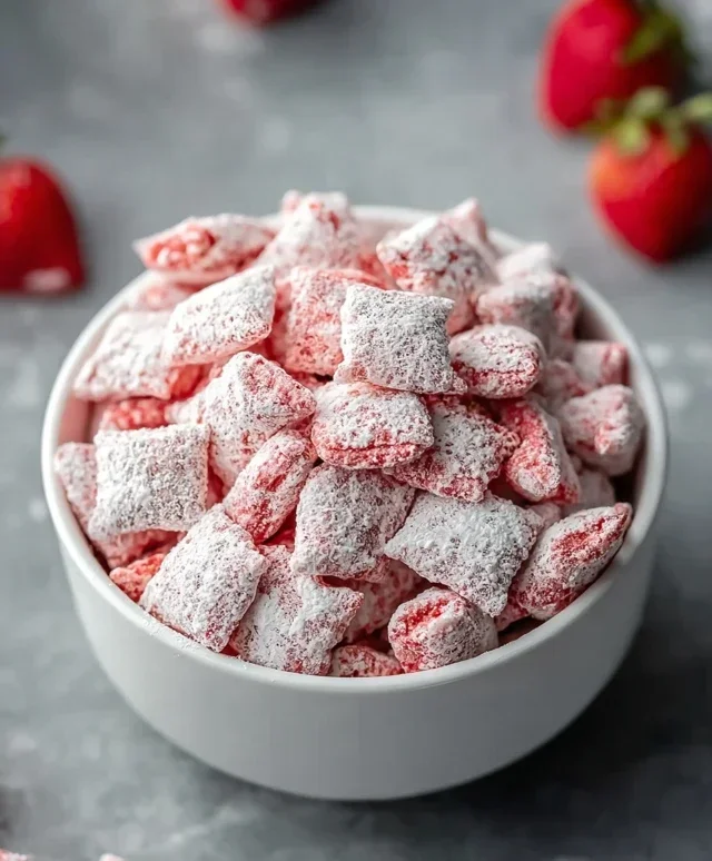 Strawberry Shortcake Puppy Chow