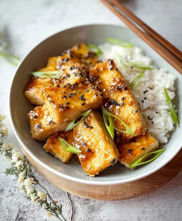 Honey Garlic Tofu