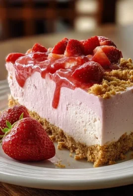 Strawberry Crunch Pink Cheesecake