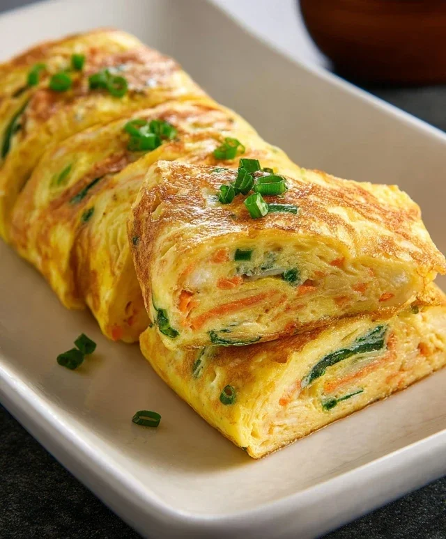 Gyeran Mari (Korean Rolled Omelette)