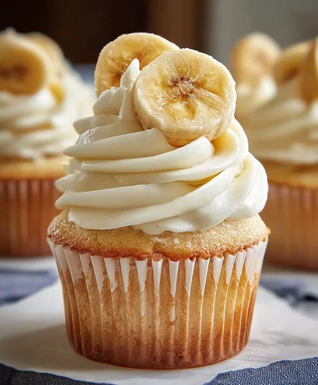 Banana Pudding Cupcakes