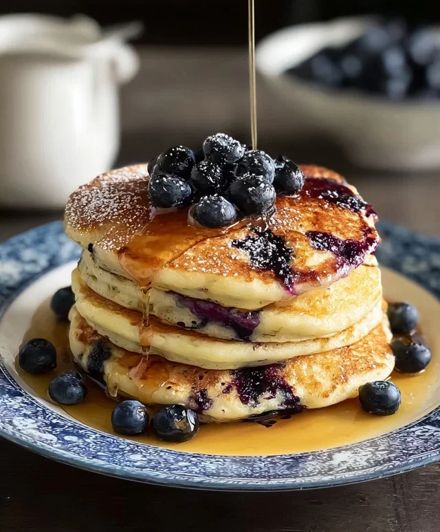 Easy Blueberry Pancake
