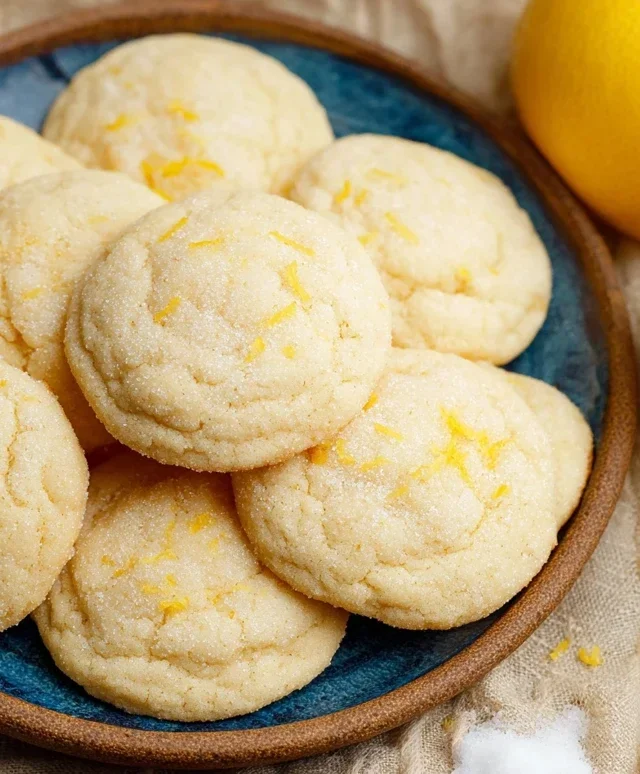 Soft & Chewy Lemon Cookies