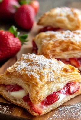 Strawberry Flaky Puffs