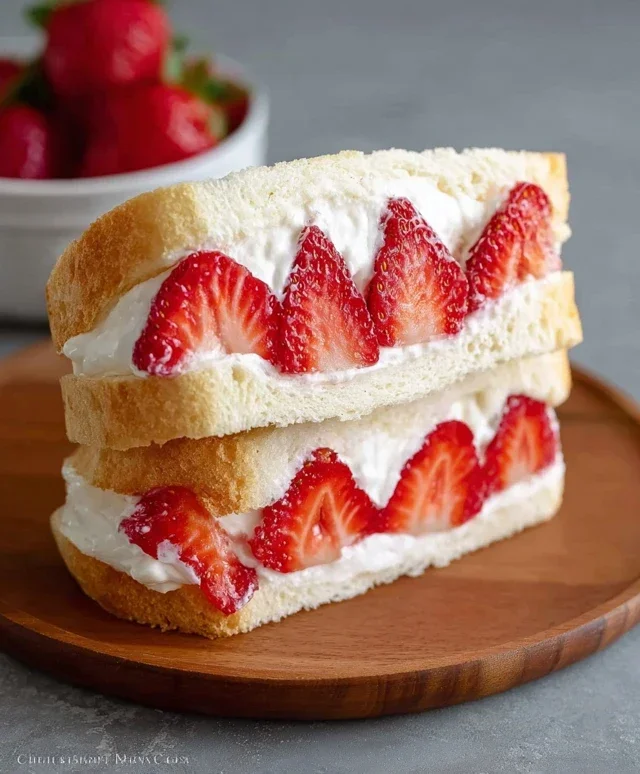 4-ingredient Strawberry Sando