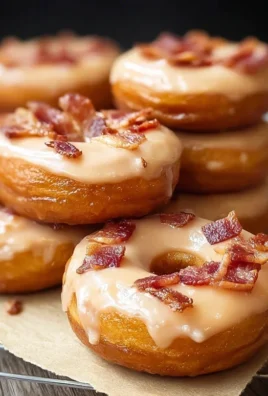 Maple Beef Beef Bacon Doughnuts